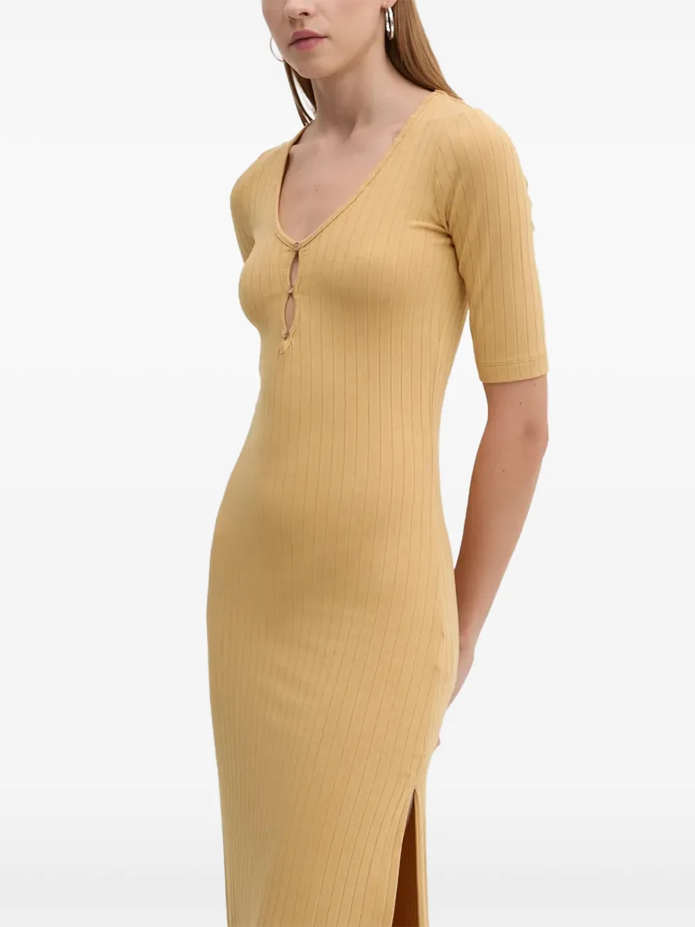 Billabong Take Time midi-jurk Geel