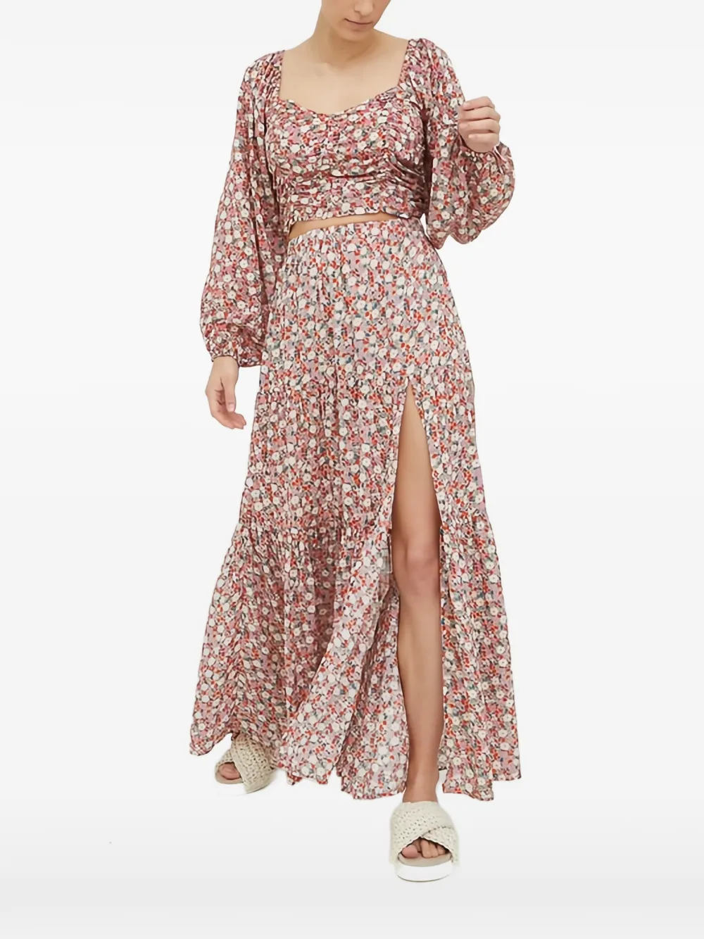 Billabong x Salty floral-pattern blouse - Rosa