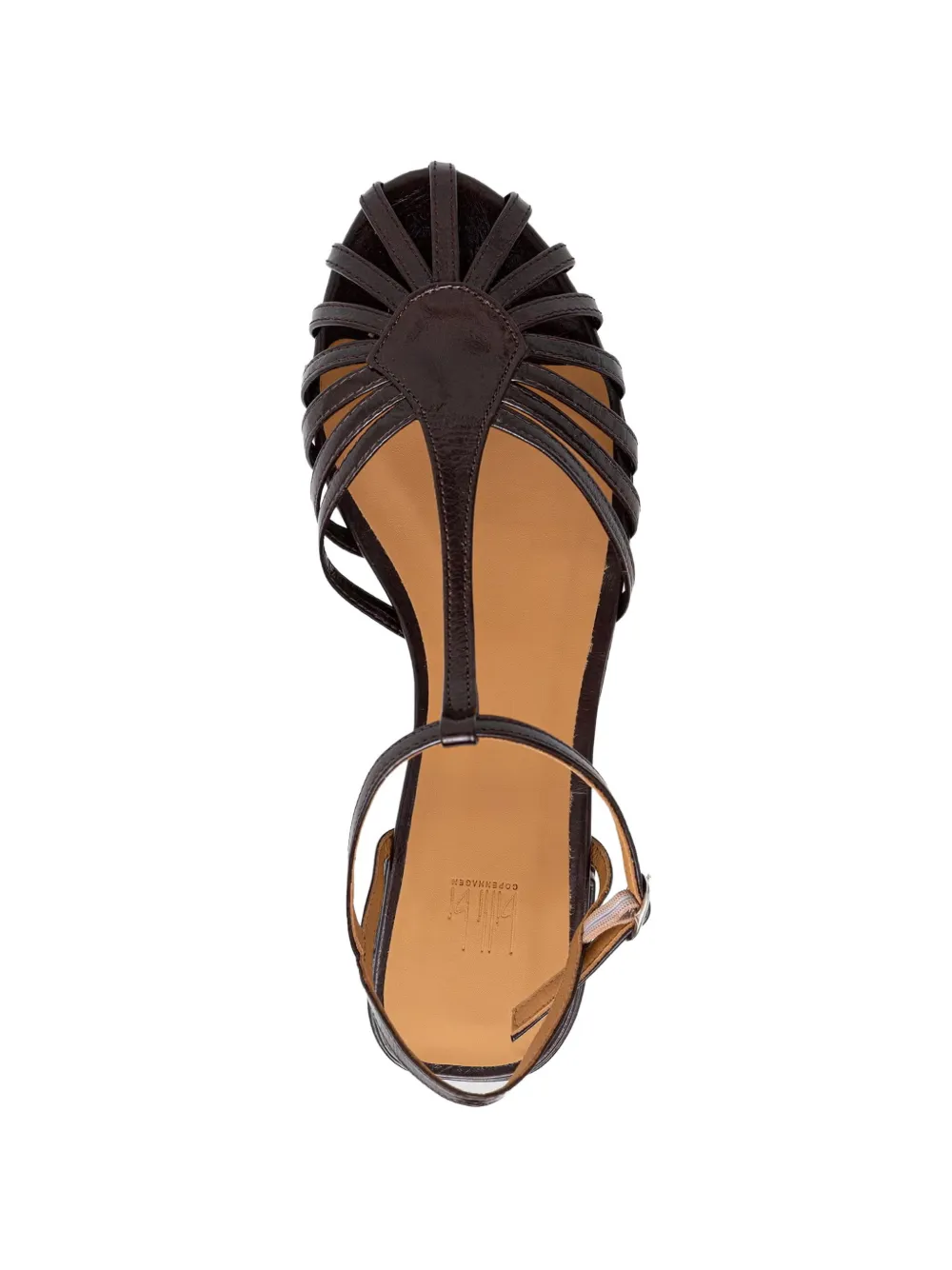 BILLI BI Sandalen met gekooide neus Bruin