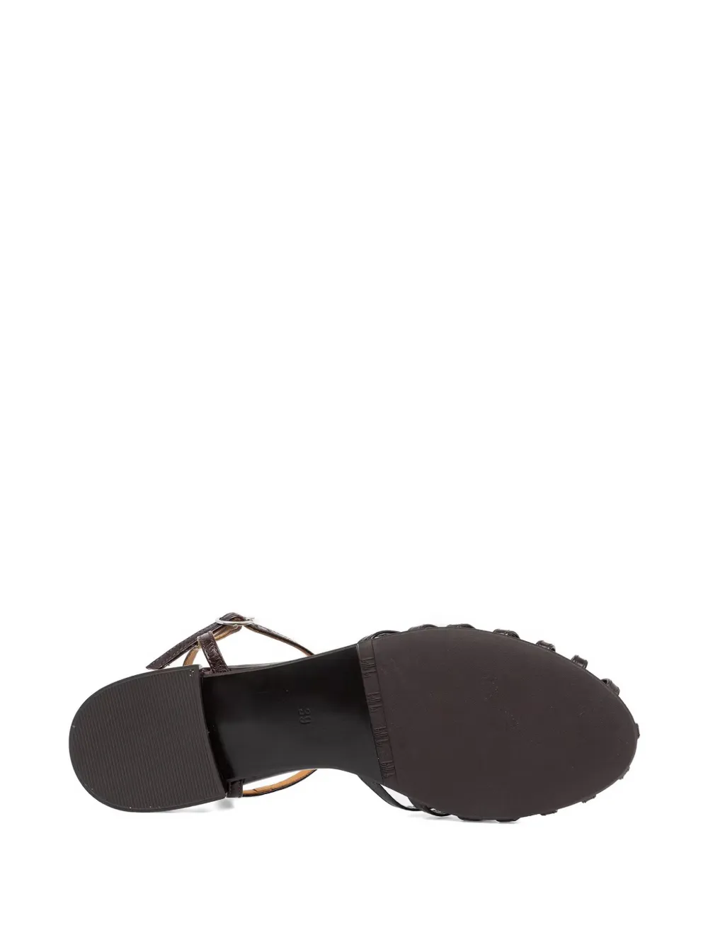 BILLI BI Sandalen met gekooide neus Bruin