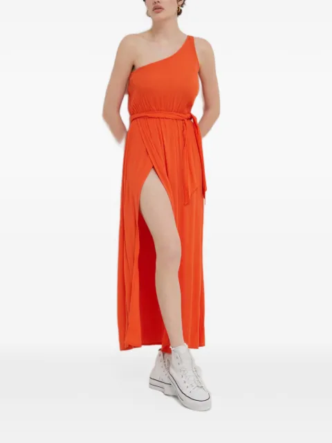 Billabong one-shoulder split maxi dress
