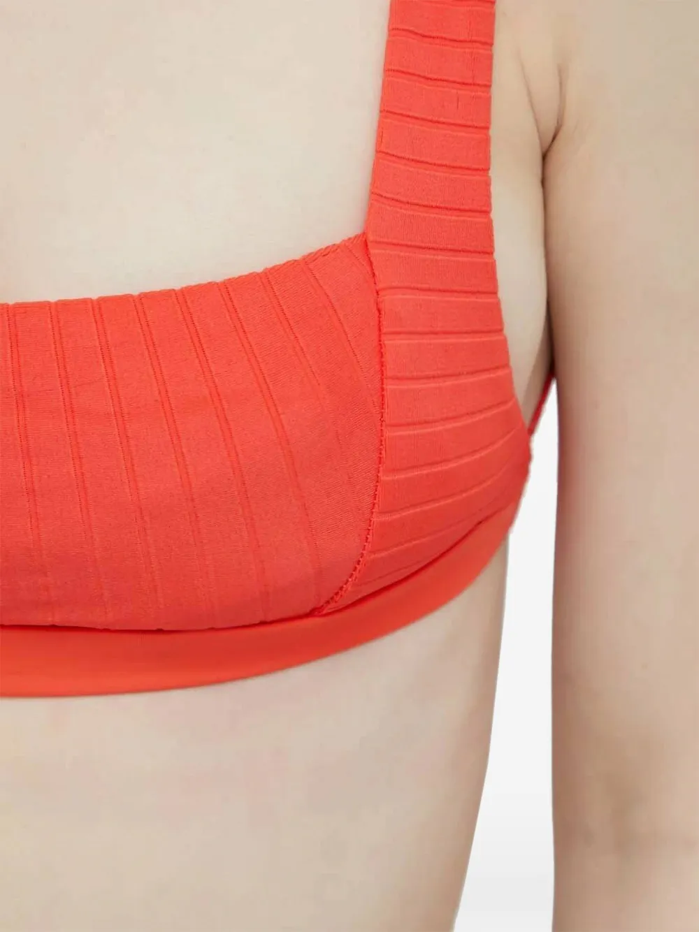 Billabong ribbed bikini top Rood