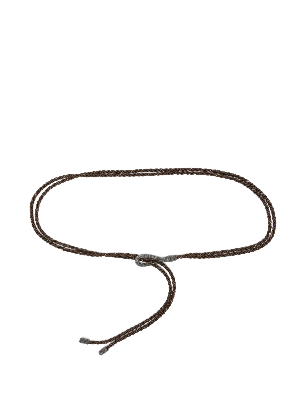 Peserico bead-embellished belt - Braun