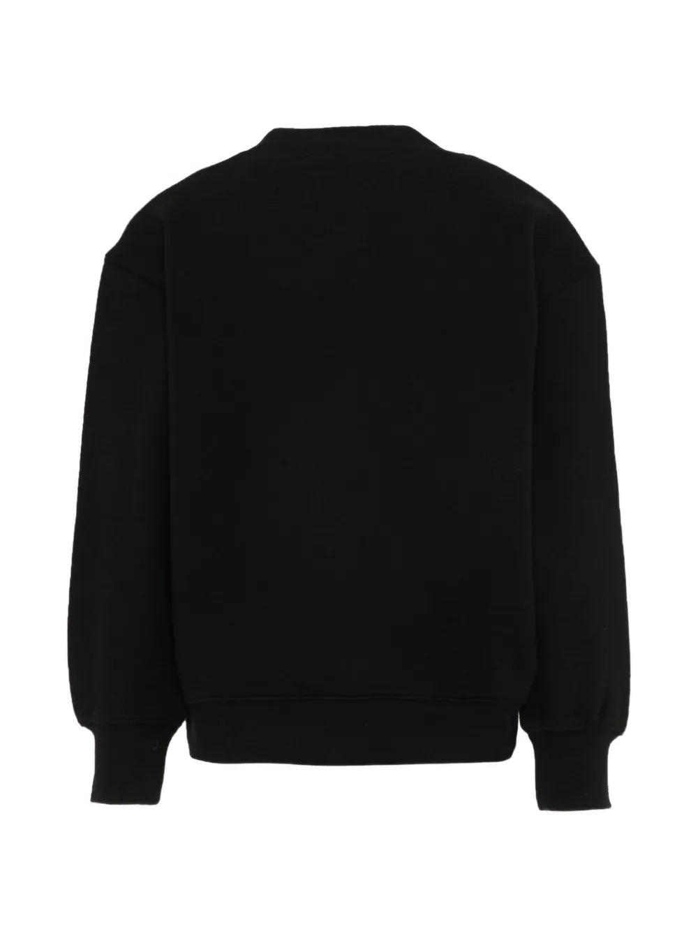 Palm Angels Kids Sweater met print en ronde hals Zwart
