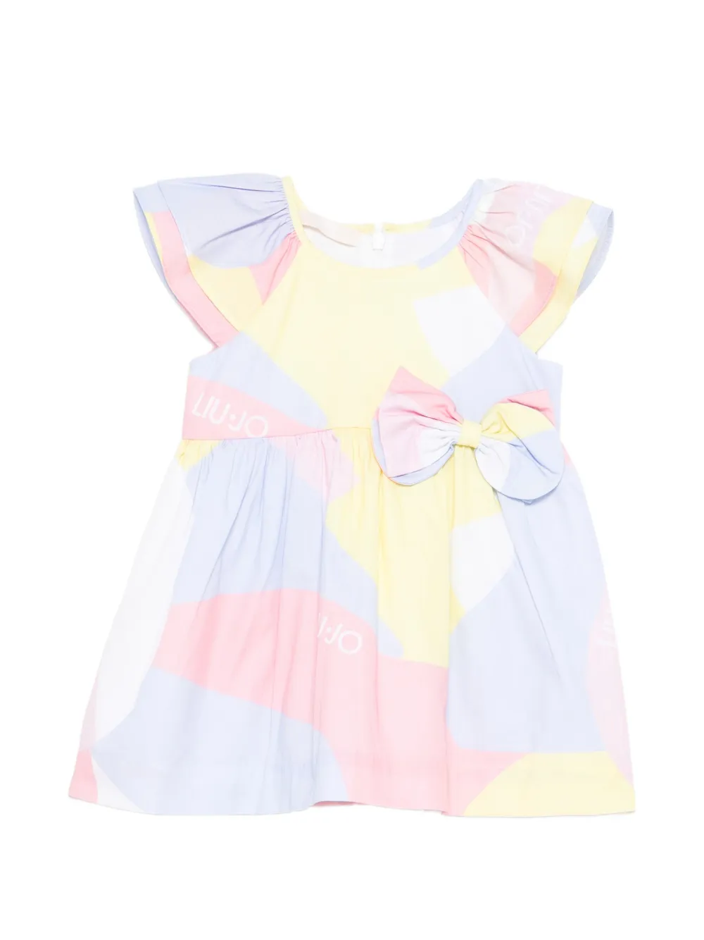 Liu Jo Kids bow-detail dress - Giallo