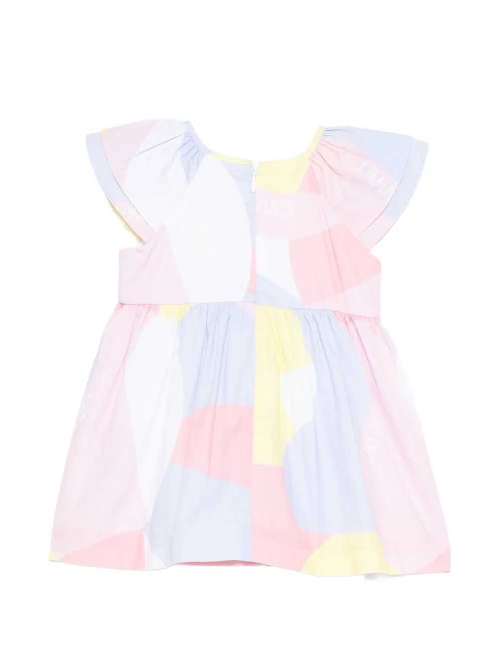 Liu Jo Kids Jurk met strikdetail Geel