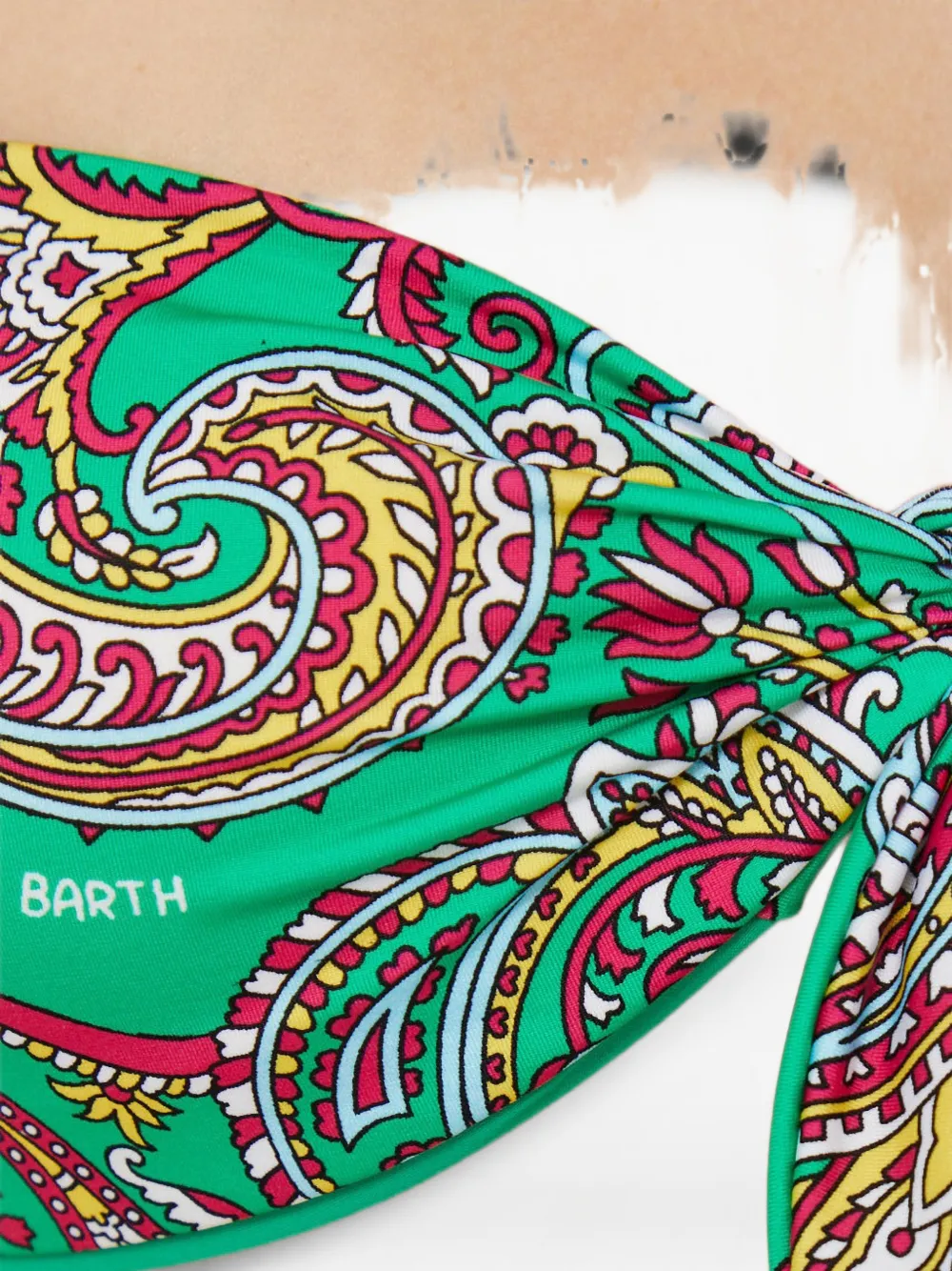 MC2 Saint Barth Bikini met paisley-print Groen