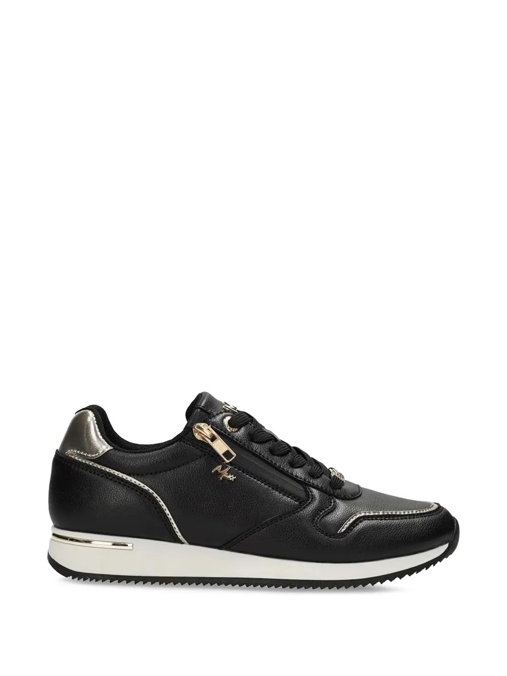 MEXX side-zip metallic-trim sneakers