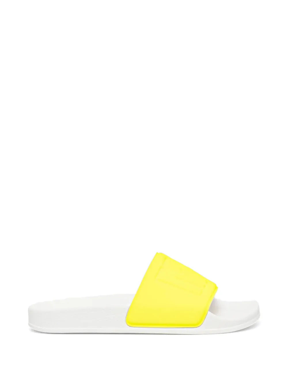 MSGM claquettes à logo embossé - Jaune MSGM claquettes à logo embossé - Jaune