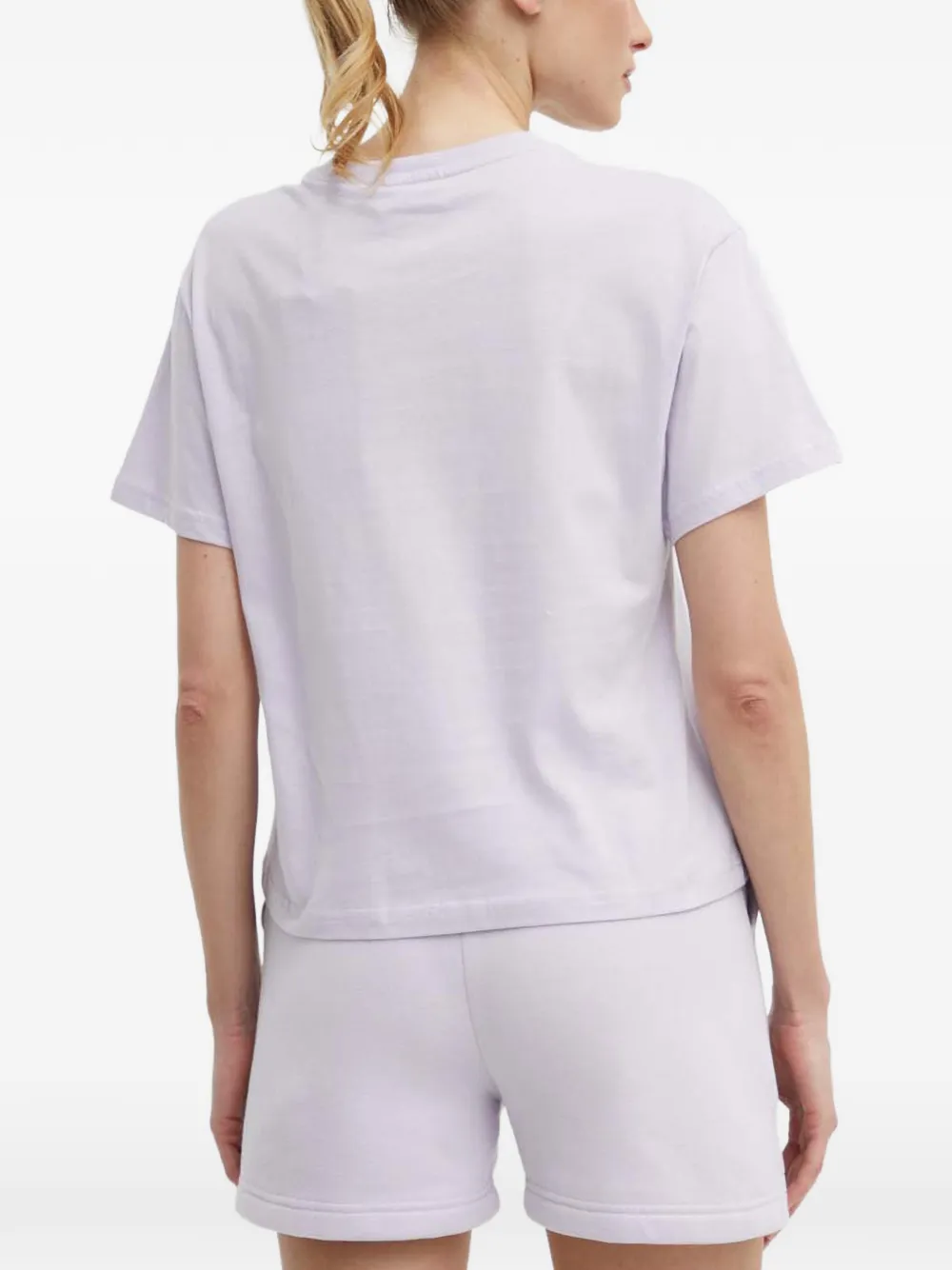 Rossignol logo-detail T-shirt Paars