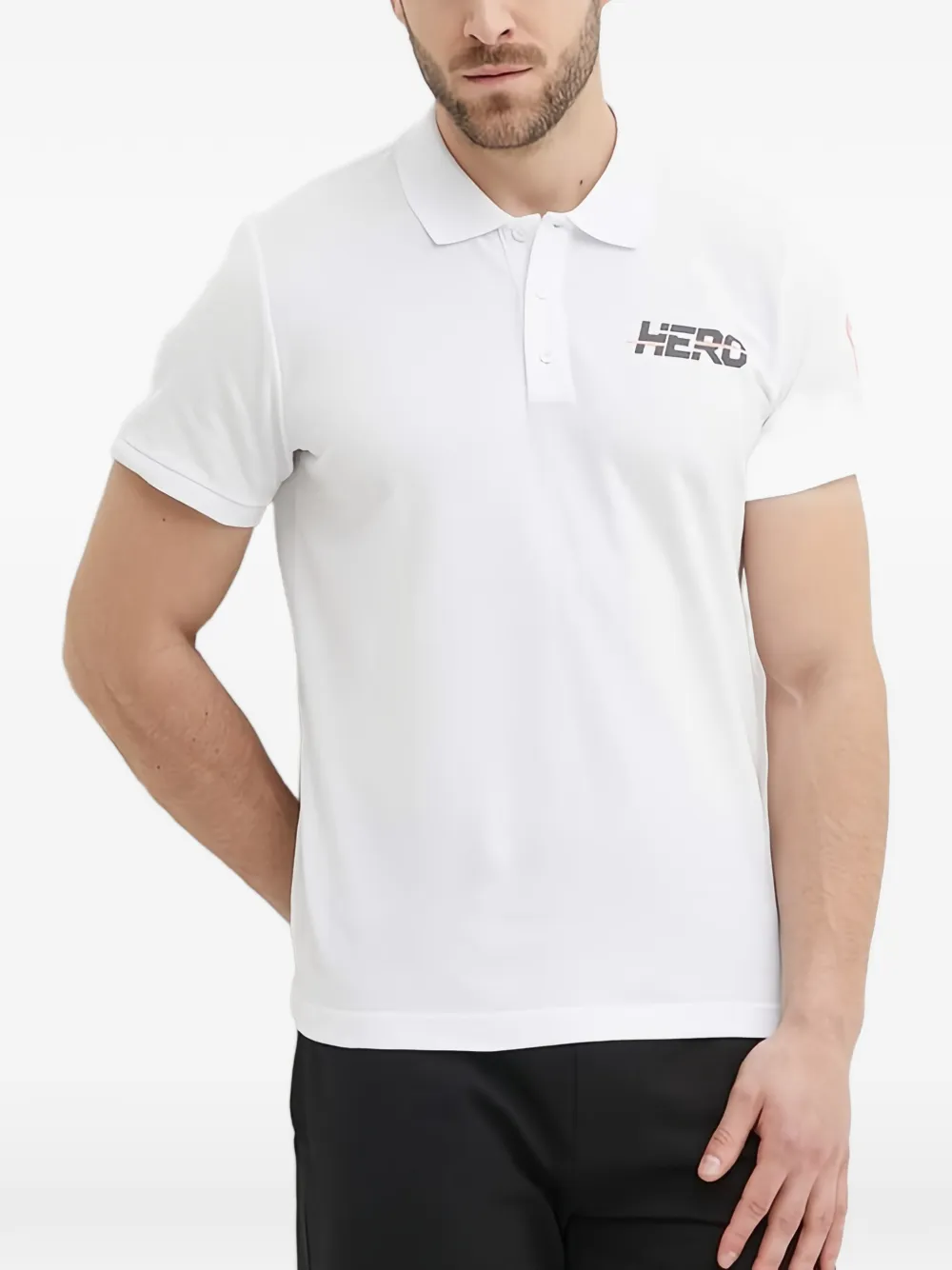 Rossignol buttoned polo shirt - Weiß