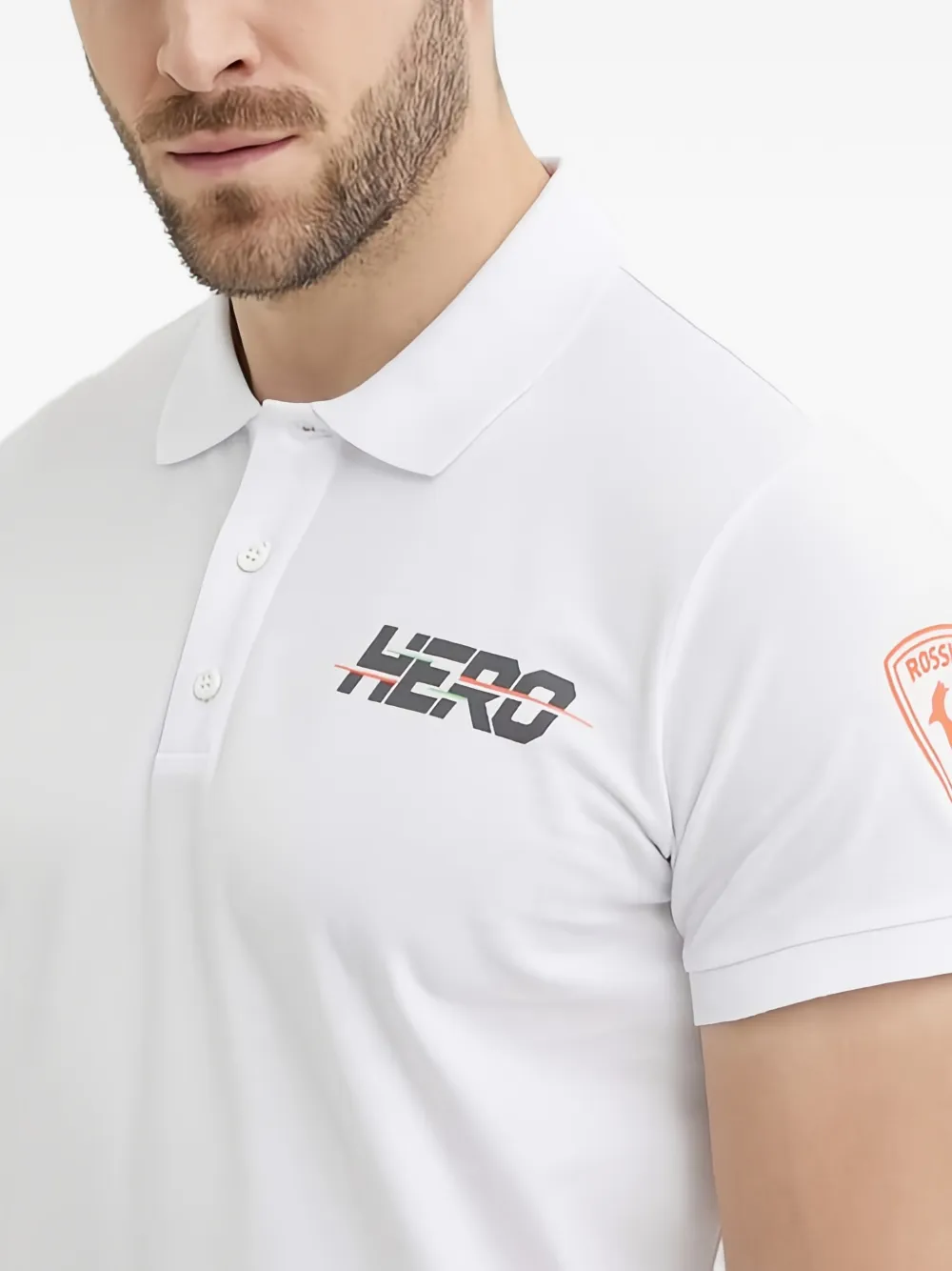 Rossignol Poloshirt met knopen Wit