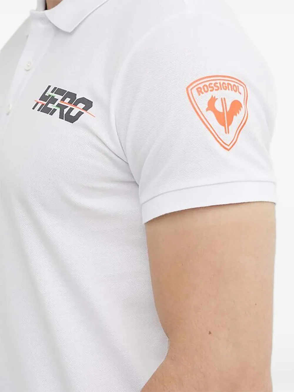 Rossignol Poloshirt met knopen Wit