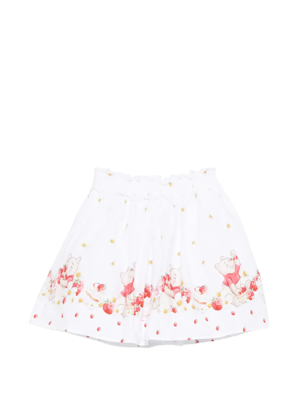 Monnalisa Rok met grafische print Wit