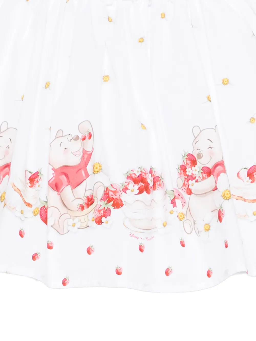 Monnalisa Rok met grafische print Wit