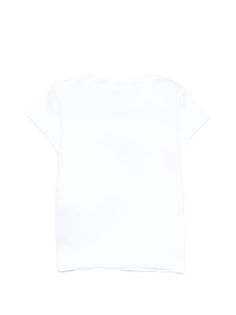 Liu Jo Kids Verfraaid T-shirt met grafische print Wit