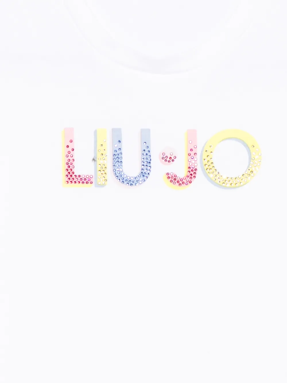 Liu Jo Kids T-shirt verfraaid met logo Wit