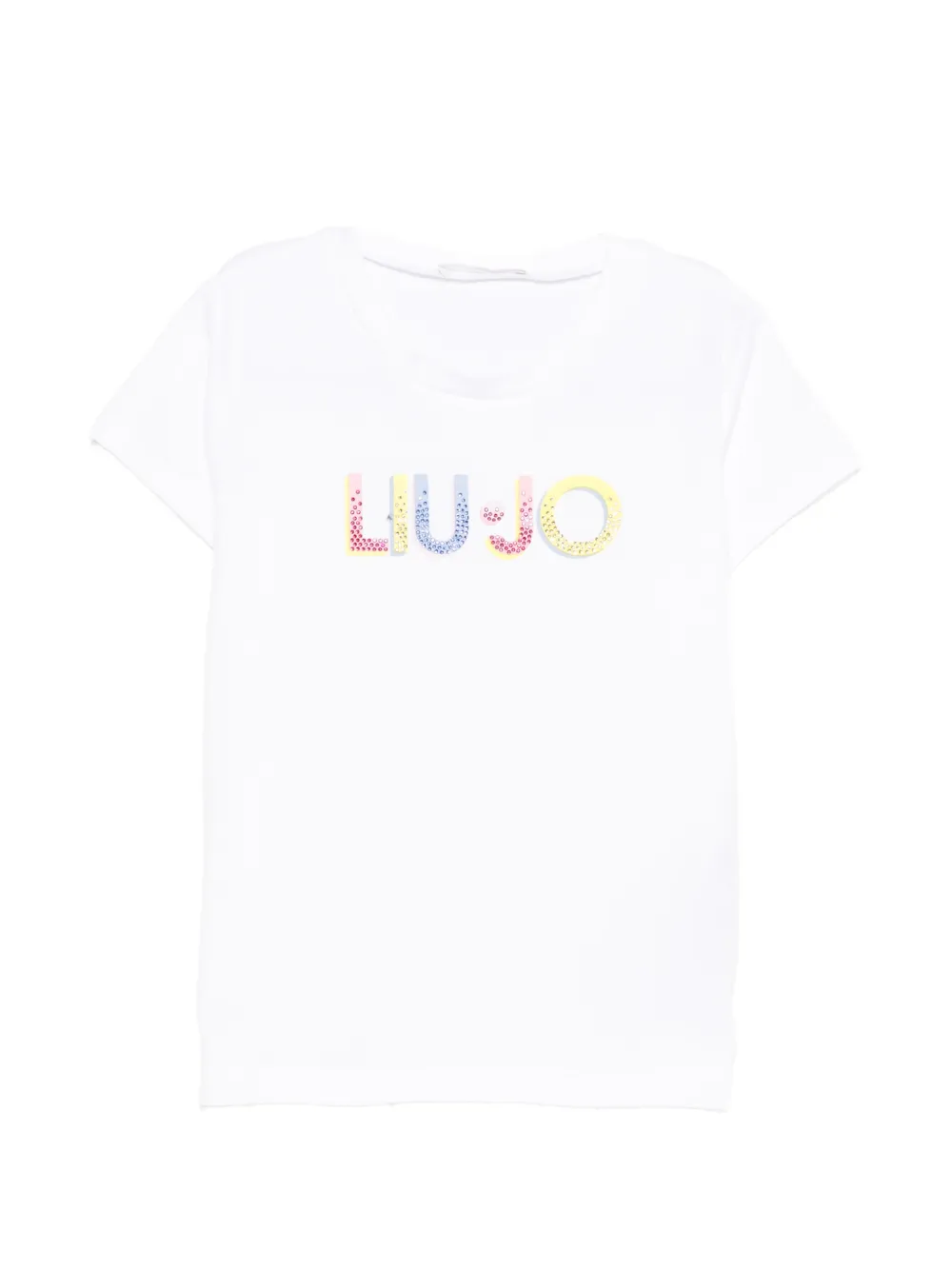 LIU JO logo-embellished T-shirt - Bianco