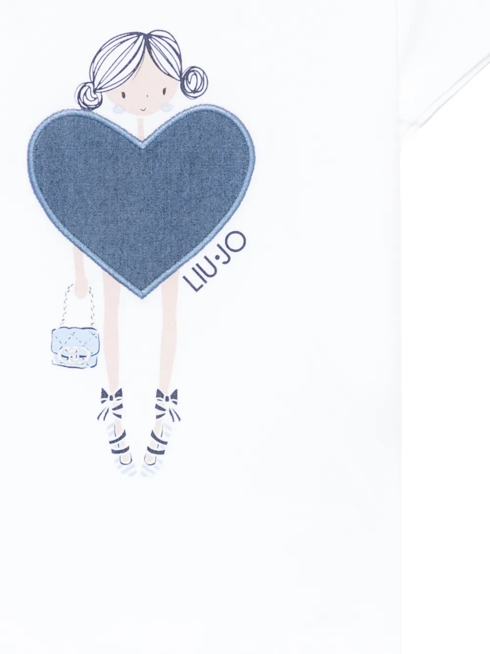 Liu Jo Kids T-shirt met print Wit
