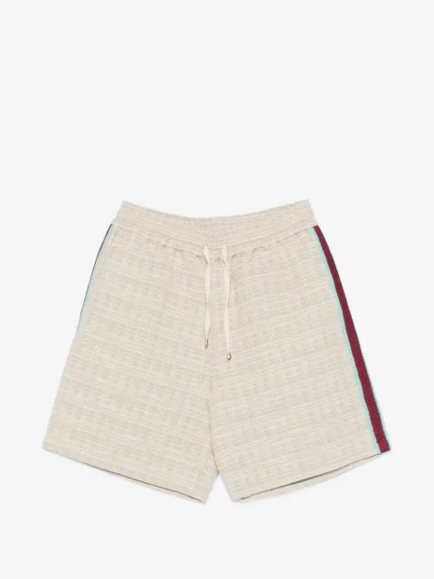 Drôle De Monsieur Shorts mit seitlichen Streifen