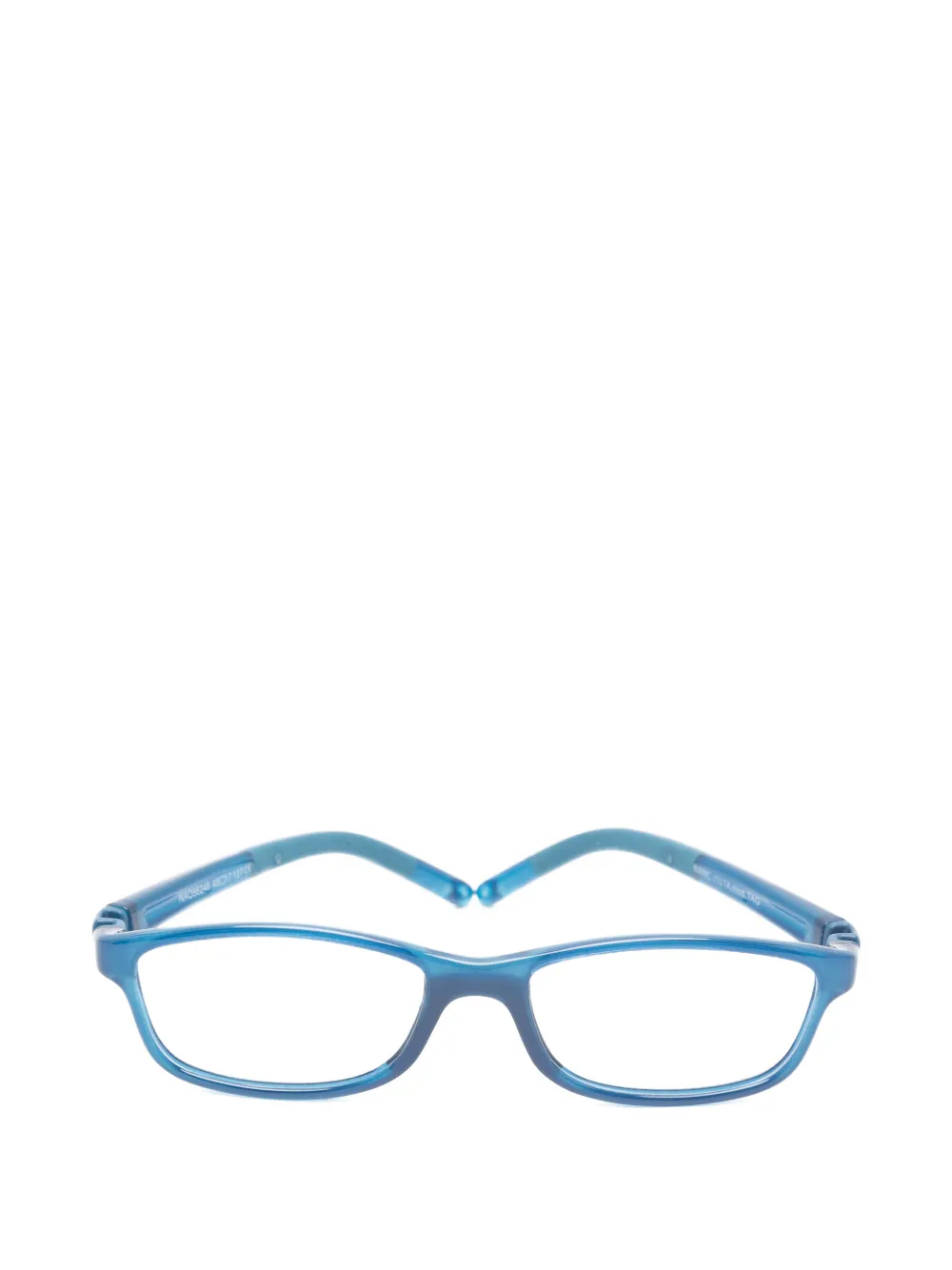 NANO Tag rectangle-frame glasses - Blau