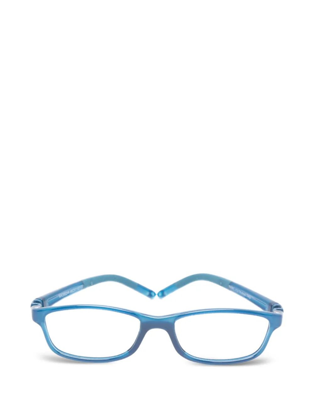NANO Tag rectangle-frame glasses - Blau