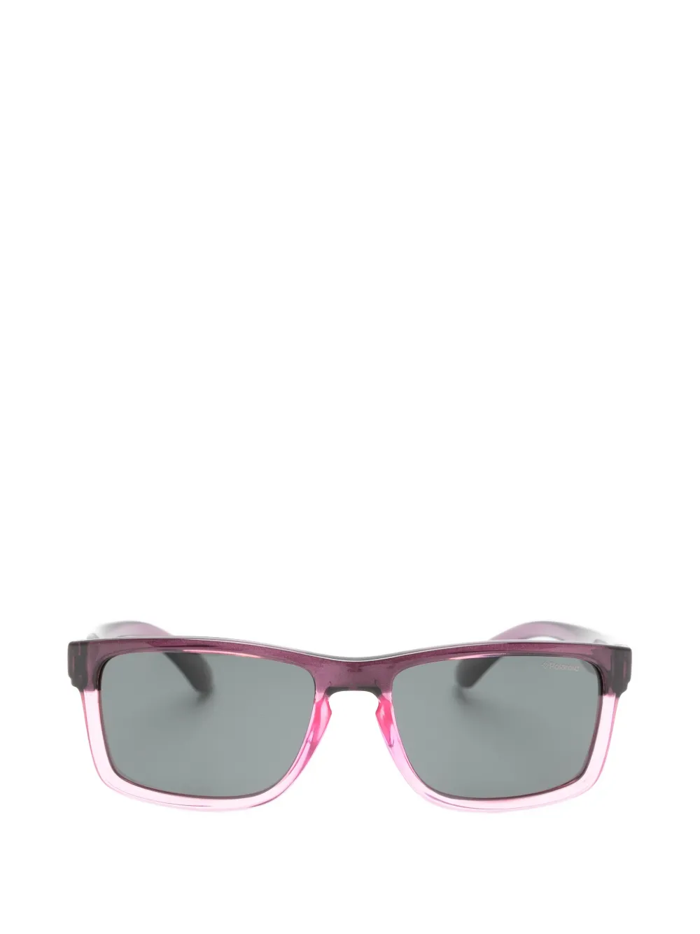Polaroid rectangle-frame sunglasses - Viola
