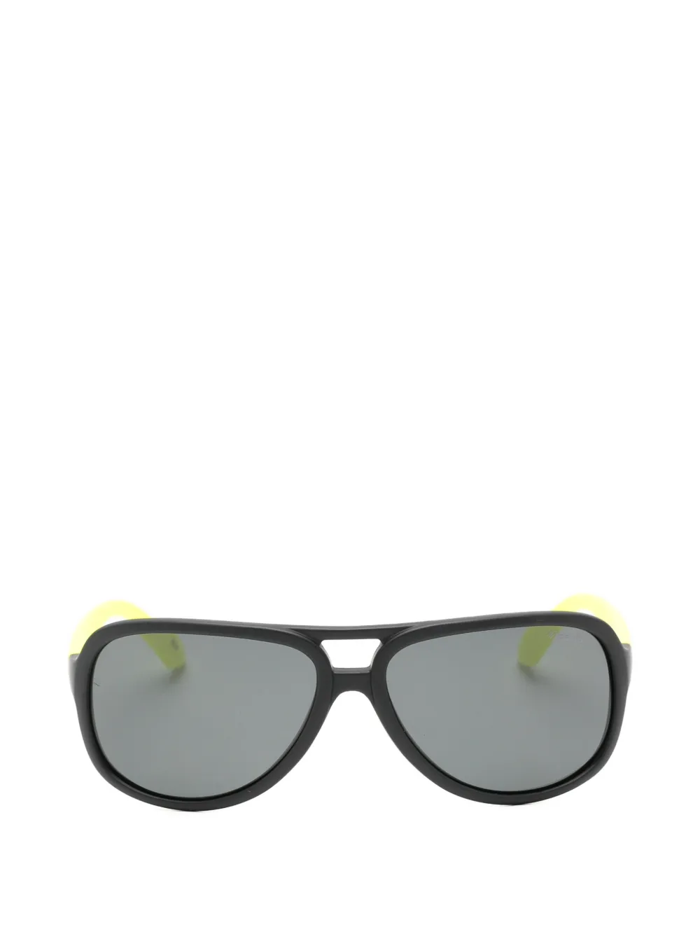 Polaroid double-bridge pilot-frame sunglasses - Nero