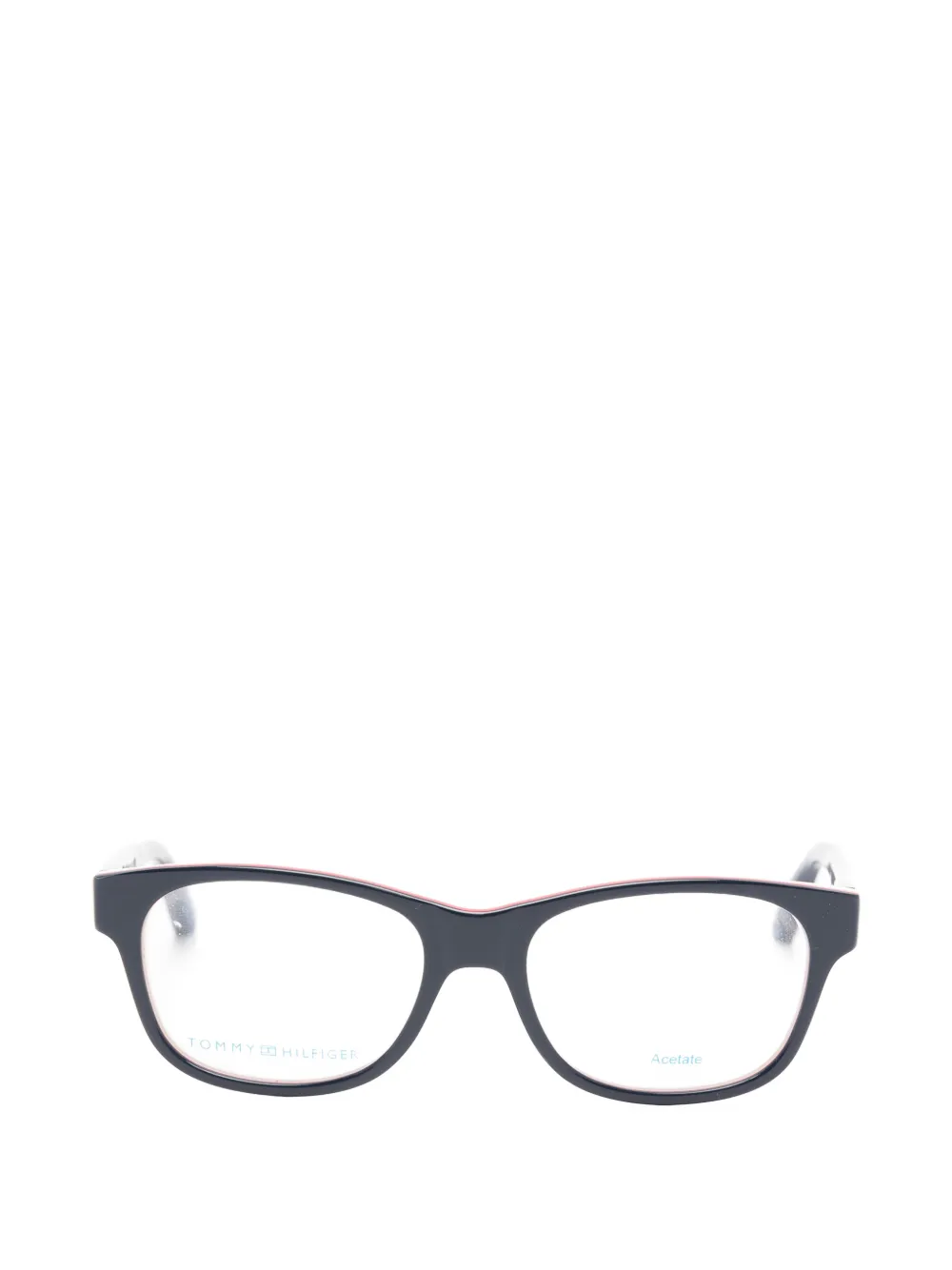Tommy Hilfiger rectangle-frame glasses - Blau