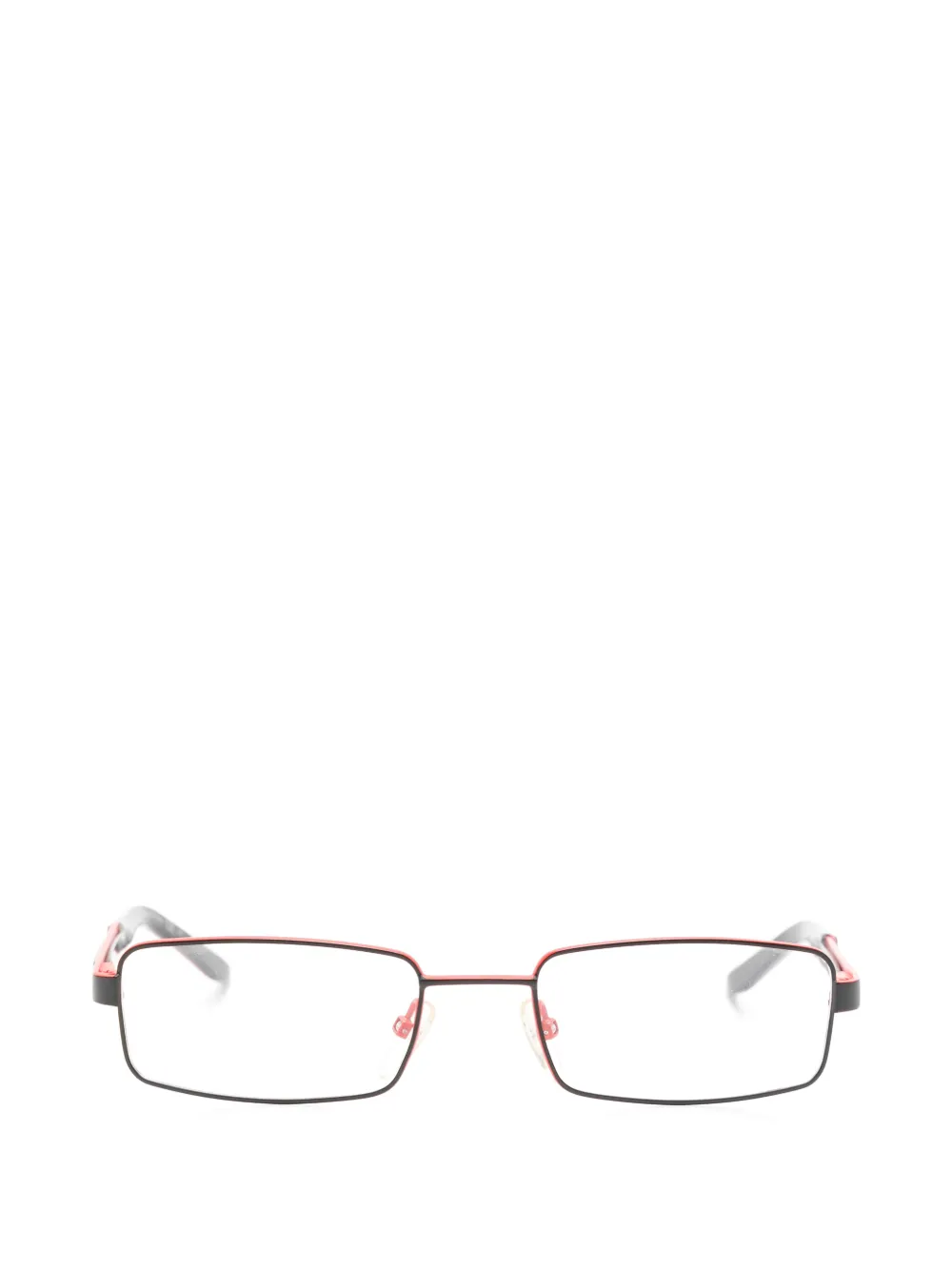 Seventh Street rectangle-frame glasses - Rot