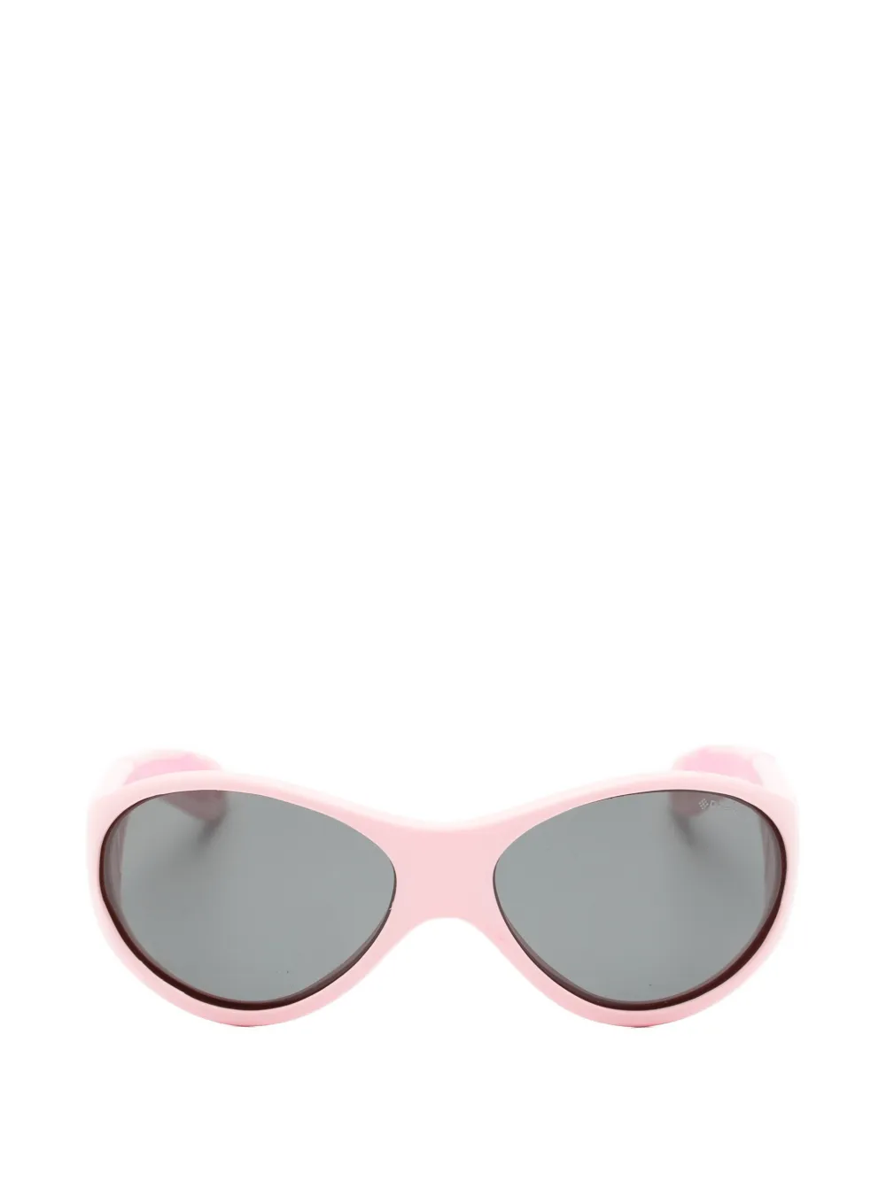 Polaroid heart-motif oval-frame sunglasses - Rosa