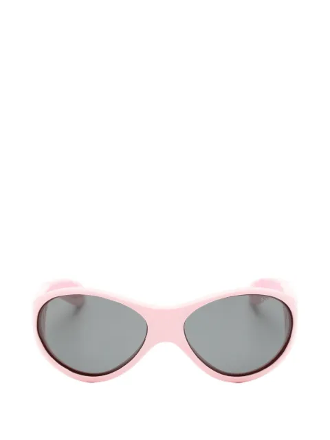 Polaroid Sonnenbrille mit ovalem Gestell und Herzmotiv