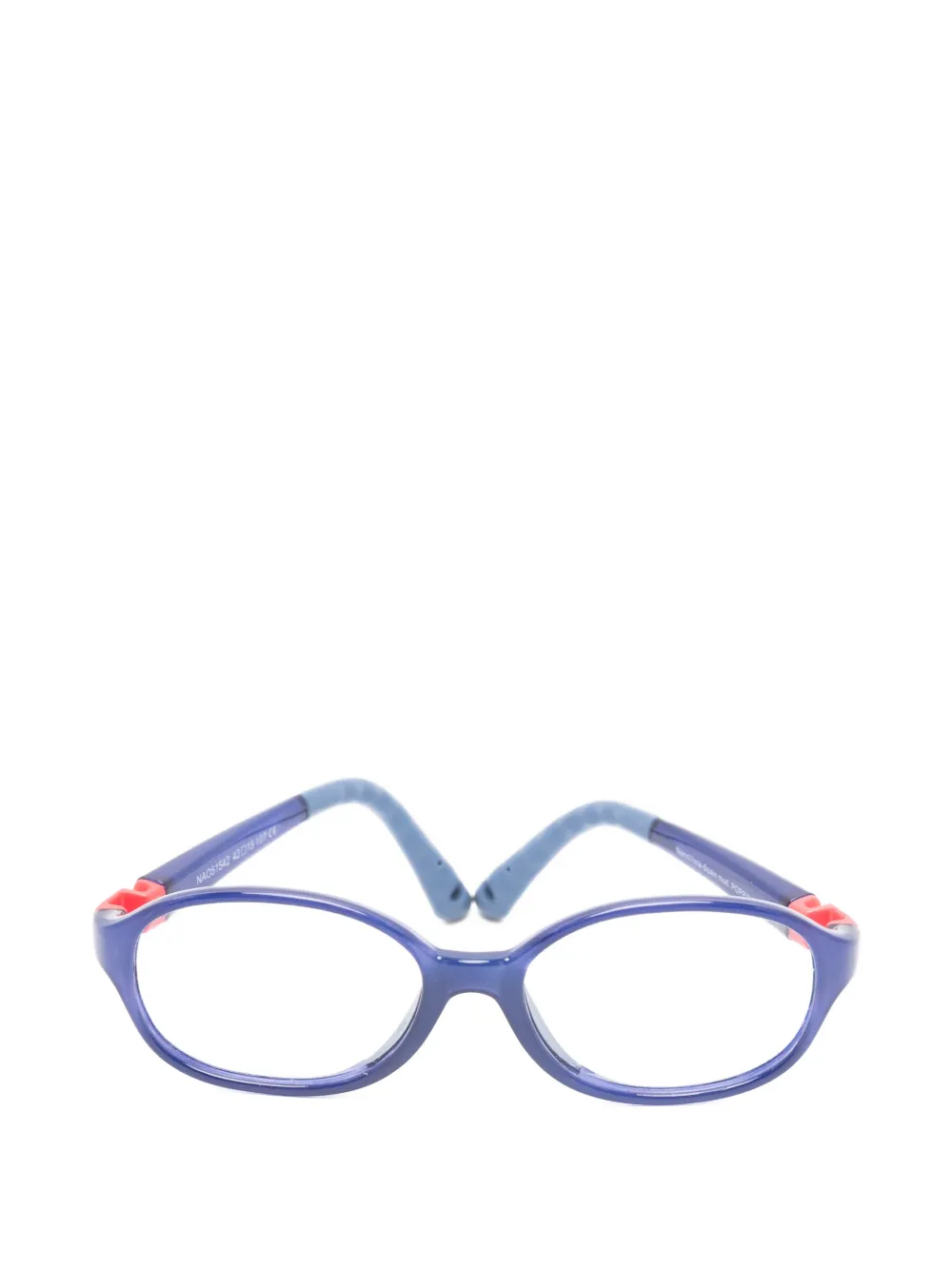 NANO Popping oval-frame glasses - Blau