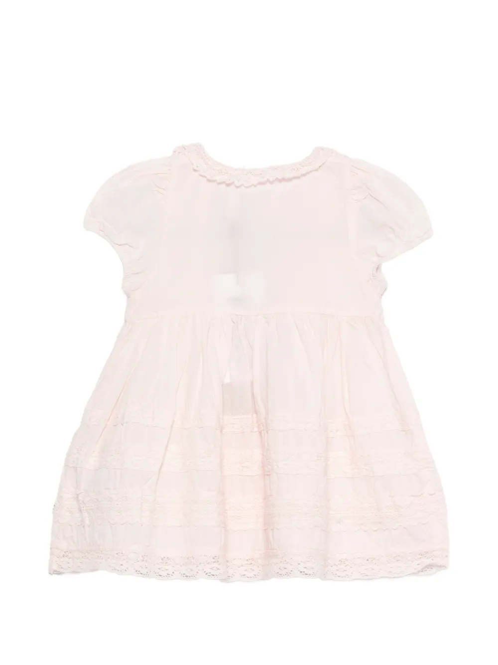 Molo Carnation jurk met kanten kraag Roze