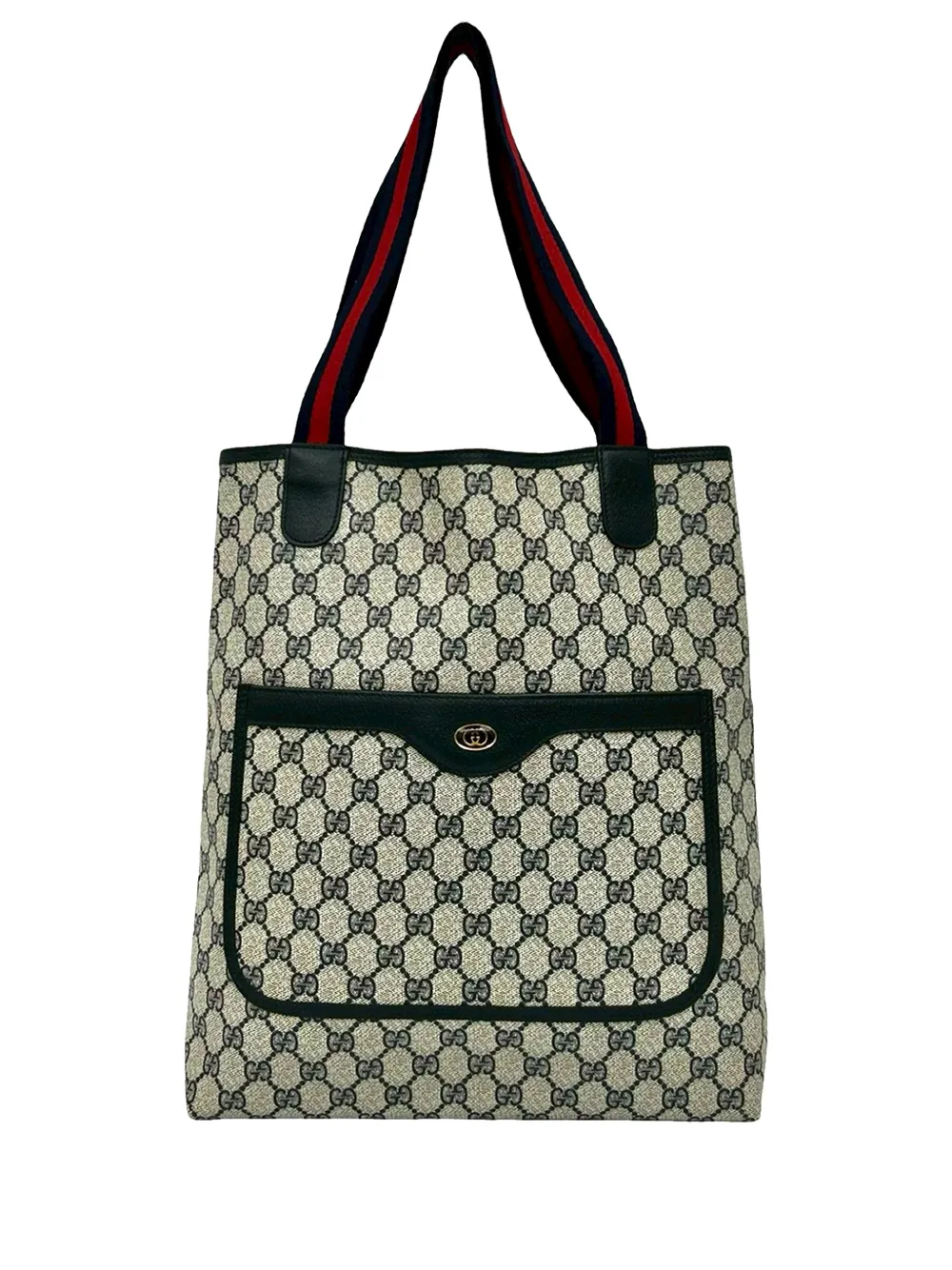 Gucci Pre-Owned 20th Century GG Supreme Web tote bag - Marrone