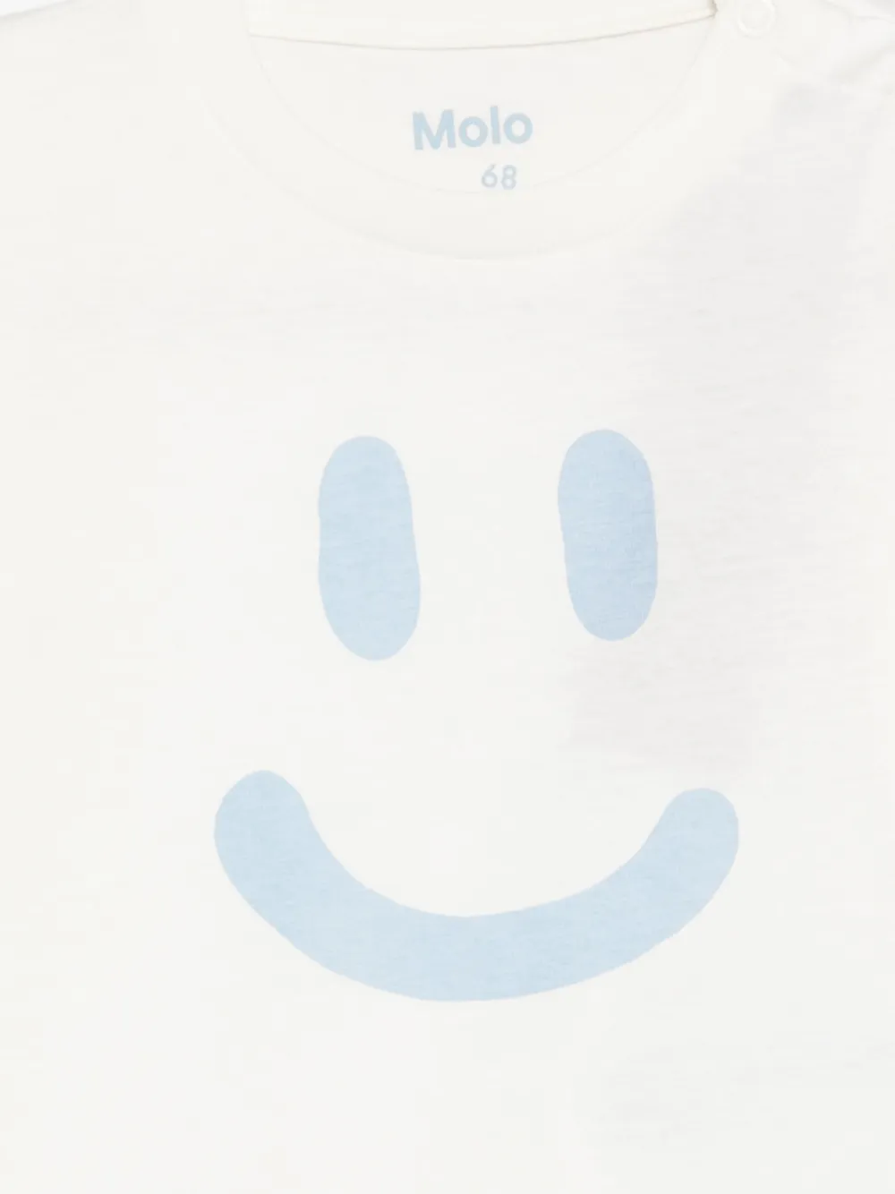  Molo Enzo Smiley-print T-shirt - Neutrals 