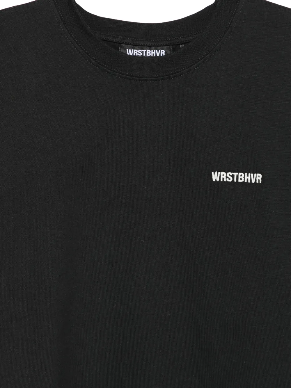 WRSTBHVR Cassian logoprinten T-shirt Zwart