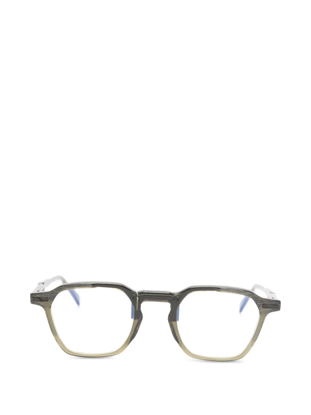 Movitra Alias 01 geometric-frame glasses - Verde