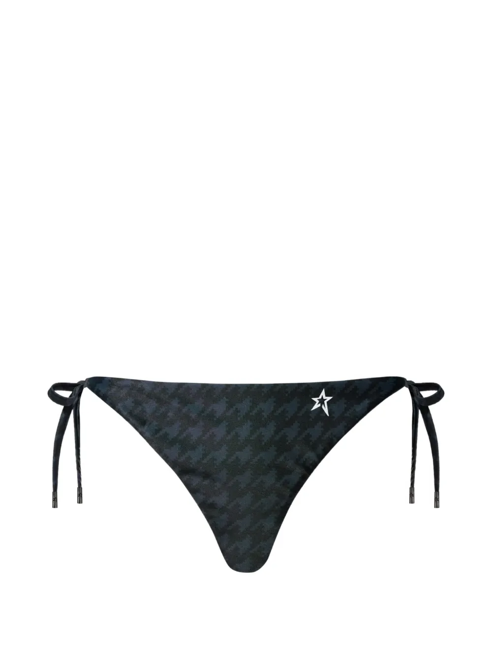 Perfect Moment Salinas houndstooth bikini bottoms - Nero