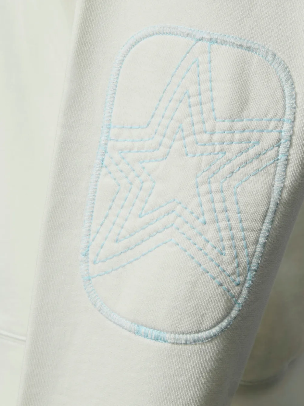 Perfect Moment Logo Cotton Sweatshirt in White, view 2