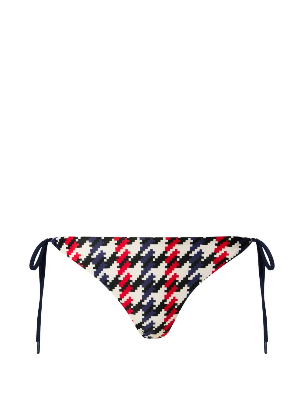Perfect Moment houndstooth side-tie bikini bottoms - Bianco