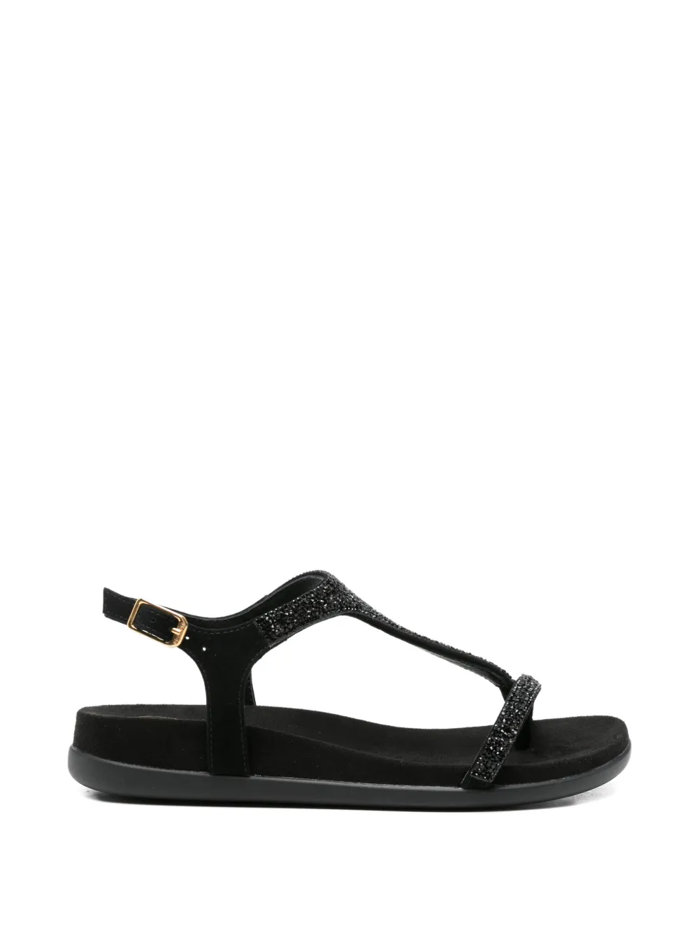 Unisa Canada verfraaide leren sandalen Zwart