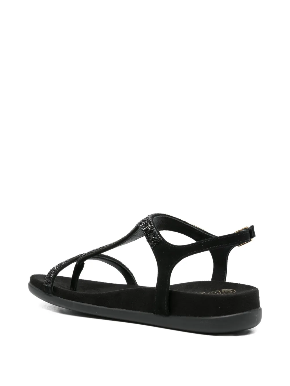 Unisa Canada verfraaide leren sandalen Zwart