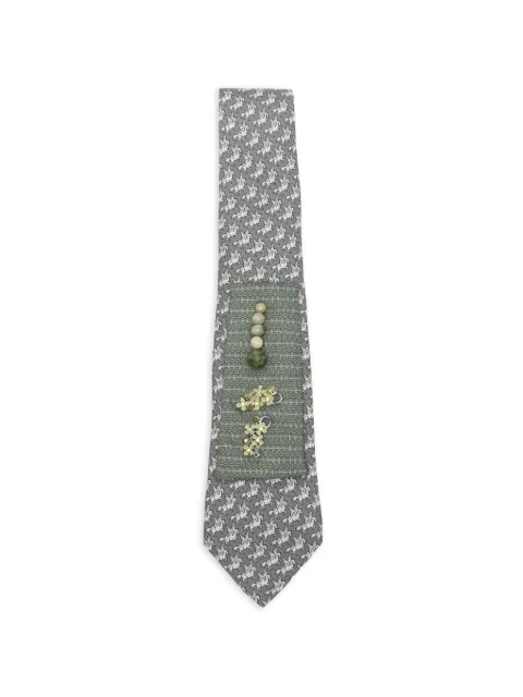 A.N.G.E.L.O. Vintage Upcycling x Stefania Bertoni customised Hermés silk tie