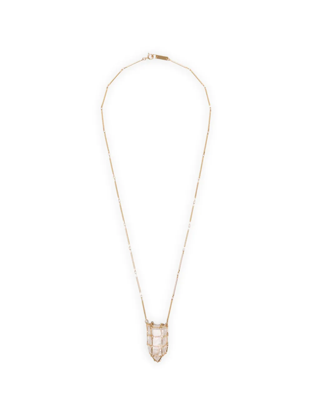 ISABEL MARANT Rock Crystal necklace - Oro