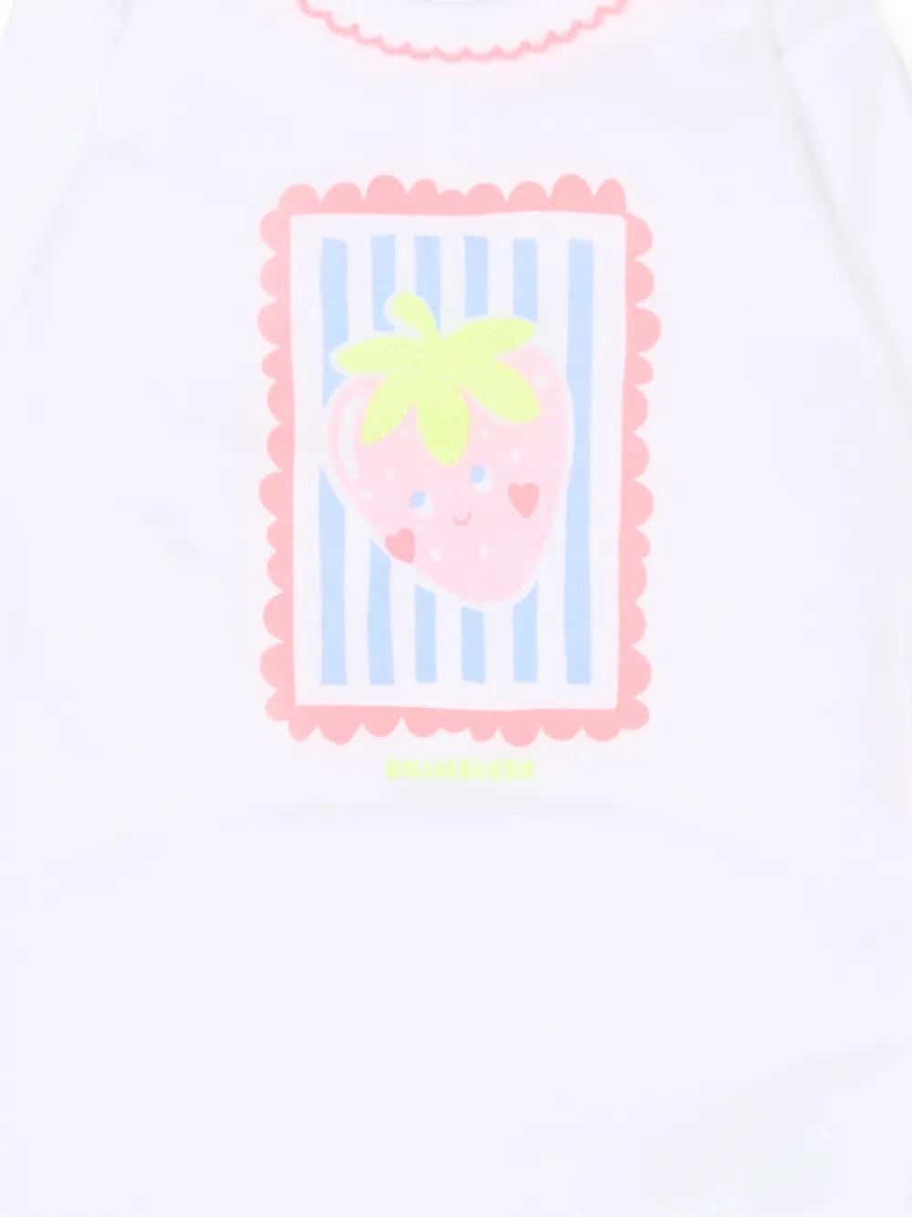 Billieblush Babypakje met aardbeiprint Wit