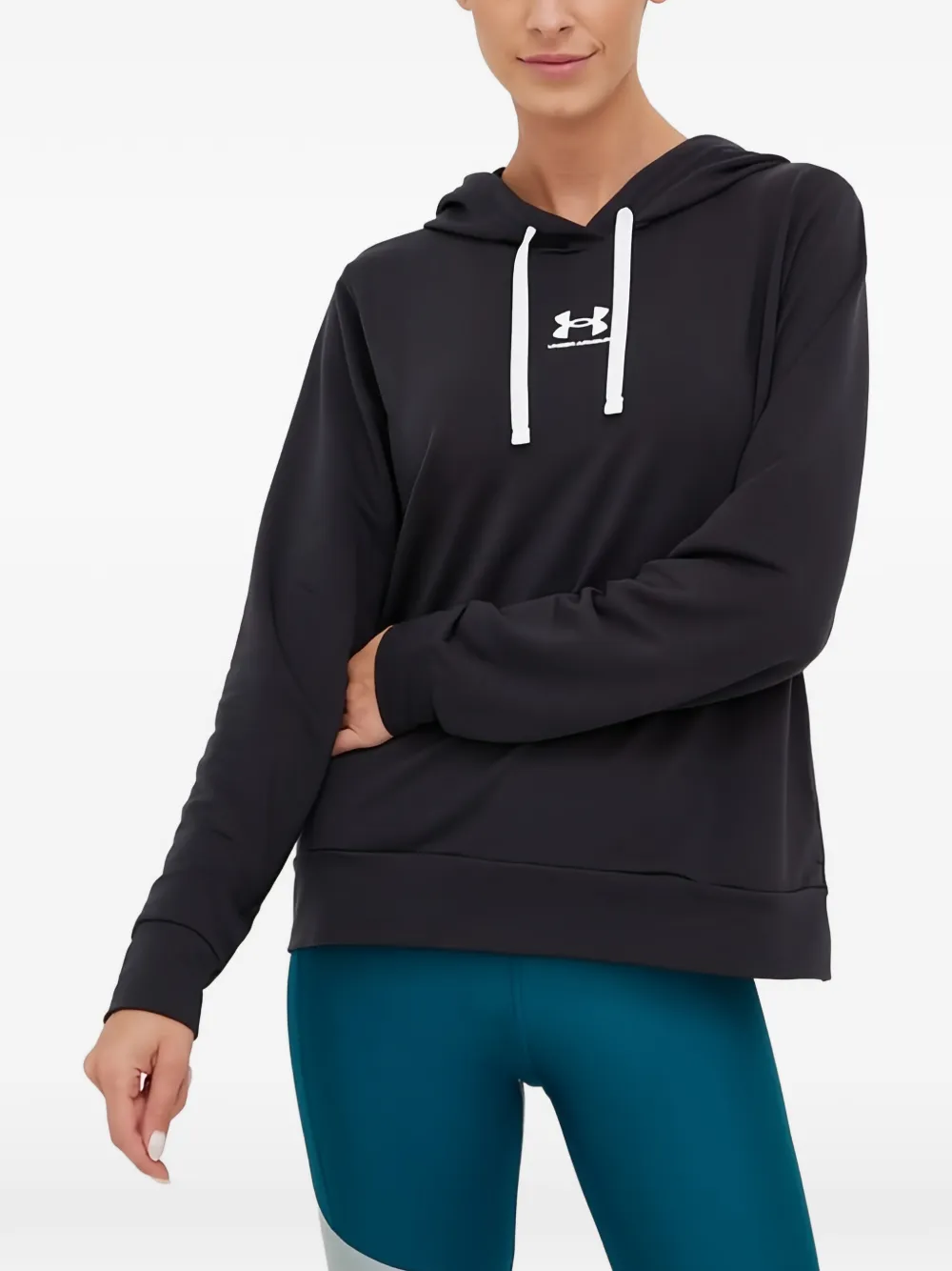 Under Armour logo hoodie - Nero