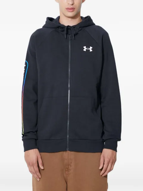 Under Armour zip logo hoodie