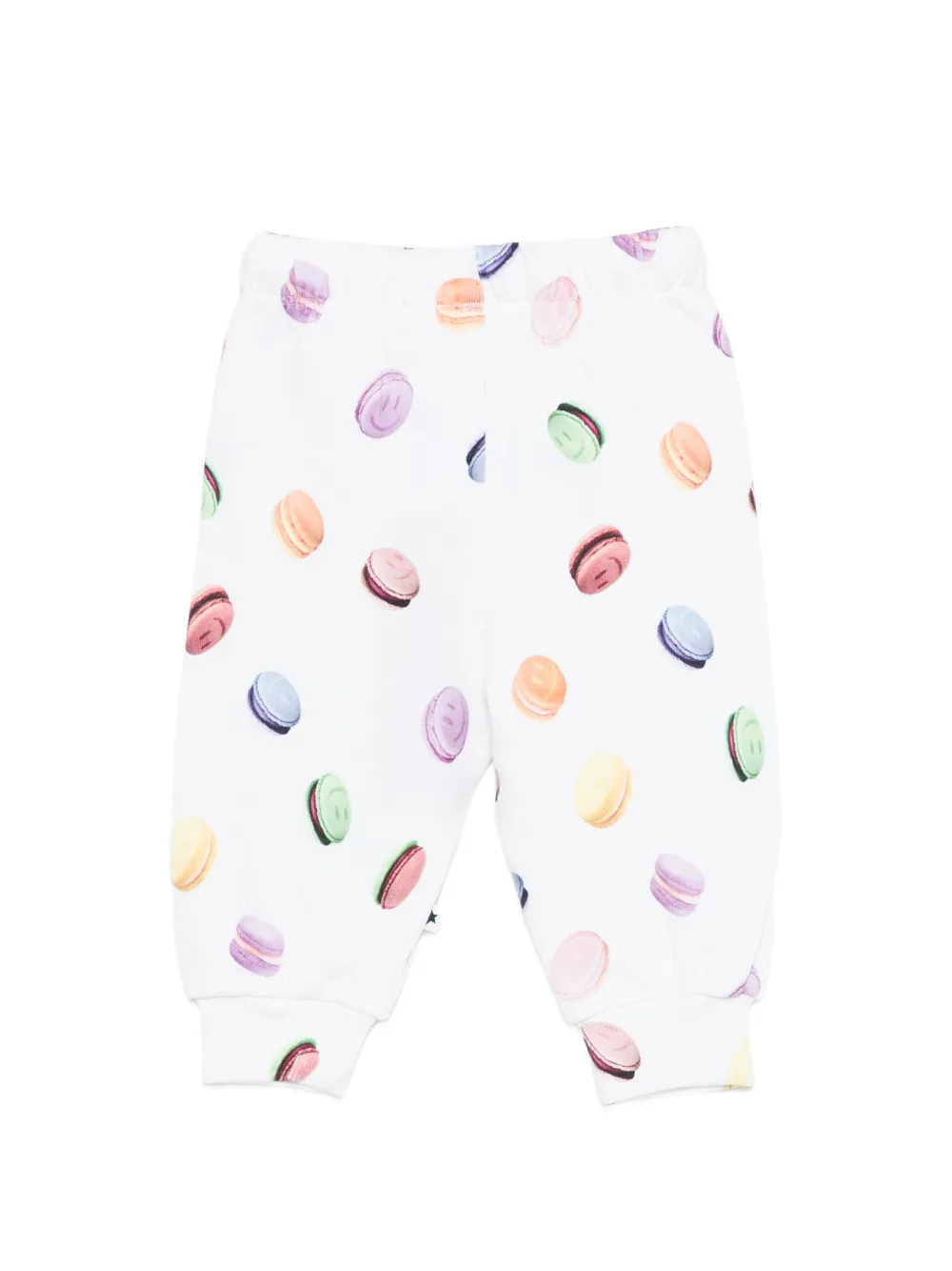  Molo Simeon Drawstring Patterned Trousers - White 