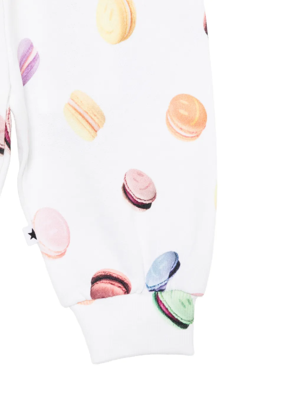  Molo Simeon Drawstring Patterned Trousers - White 